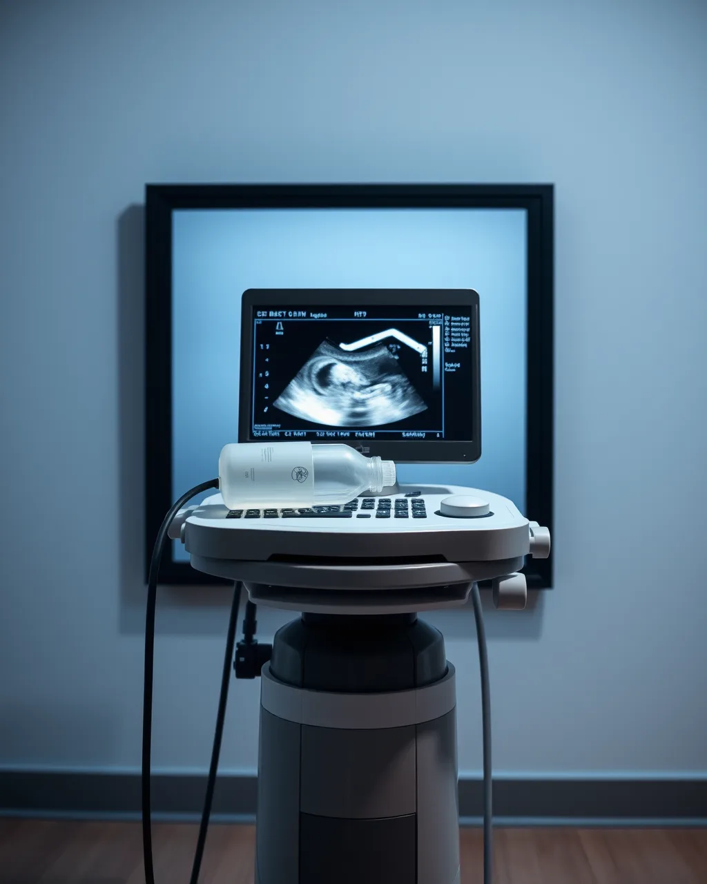 Doctor examining a health scan on a tablet